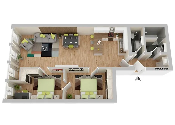 Place Nähe Marienplatz Mit 2 Schlafzimmer 70 Qm Jennifer Apartment München