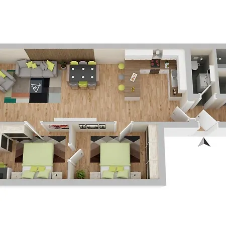 Place Naehe Marienplatz Mit 2 Schlafzimmer 70 Qm Jennifer شقة ميونيخ